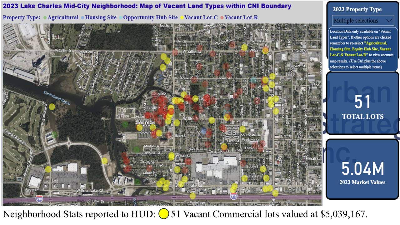 2023 Vacant Property Map - Commercial
