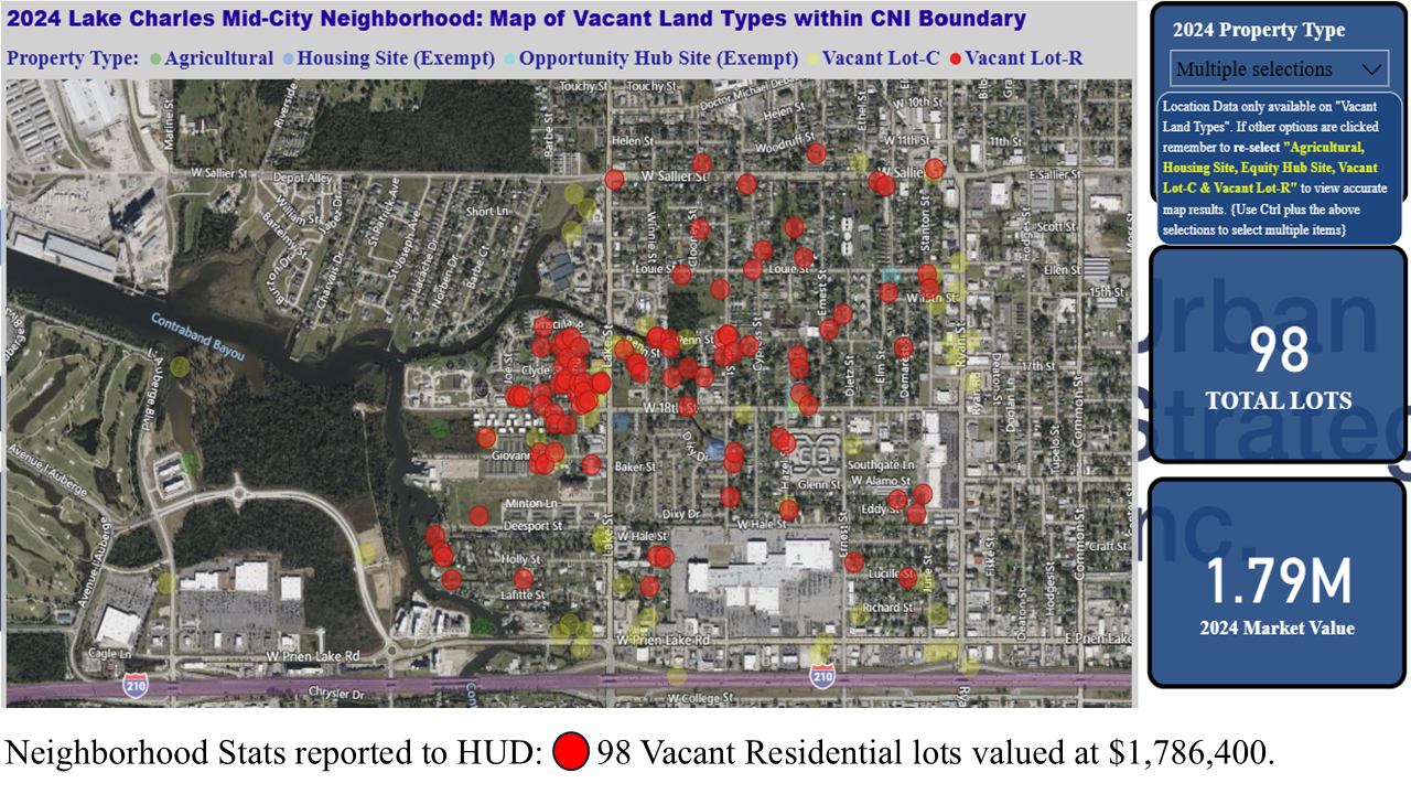 2024 Vacant Property Map - Residential